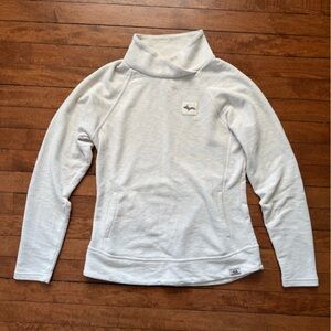 Upper Michigan off white high neck sweater size small